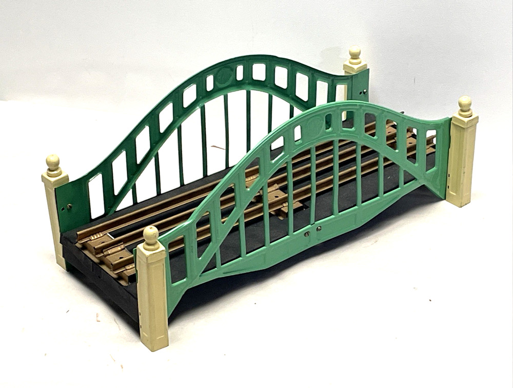 Lionel Prewar Standard Gauge Bridge Center Span Green Arch Tinplate 14" No 104